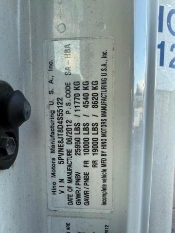 Продажа на аукционе авто 2013 Hino 258/268, vin: 5PVNE8JT8D4S55122, номер лота: 61139576