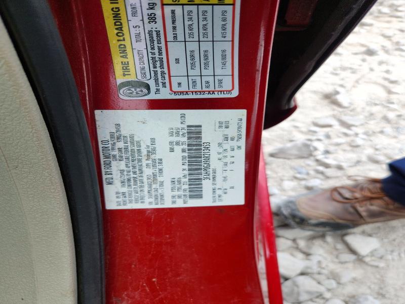 Aukcja sprzedaży 2010 Ford Fusion, vin: 3FAHP0GA9AR213453, numer aukcji: 62293046
