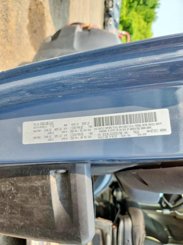 Aukcja sprzedaży 2019 Ram Promaster 3500, vin: 3C6URVJG1KE551796, numer aukcji: 60742486