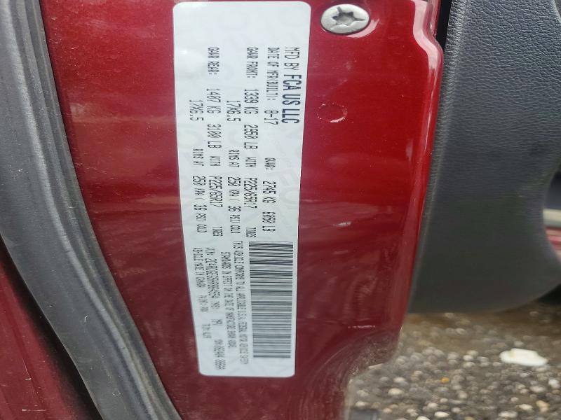 59582126 :رقم المزاد ، 2C4RDGEG5HR864554 vin ، 2017 Dodge Grand Caravan مزاد بيع