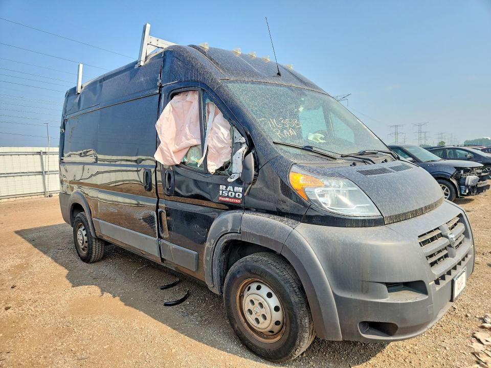 60856786 :رقم المزاد ، 3C6TRVBG7FE509004 vin ، 2015 Ram Promaster 1500 مزاد بيع