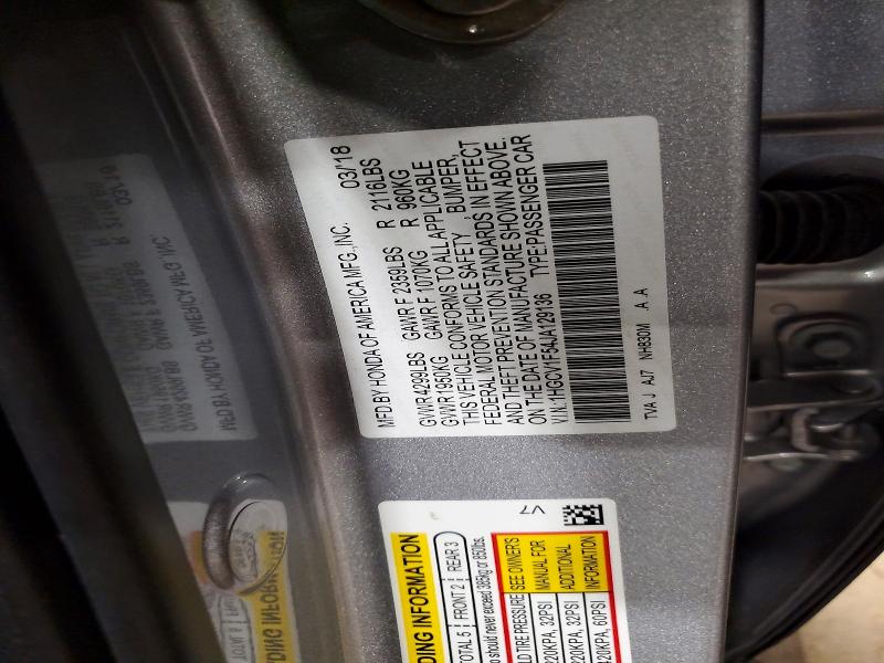Продажа на аукционе авто 2018 Honda Accord, vin: 1HGCV1F54JA129136, номер лота: 63542186