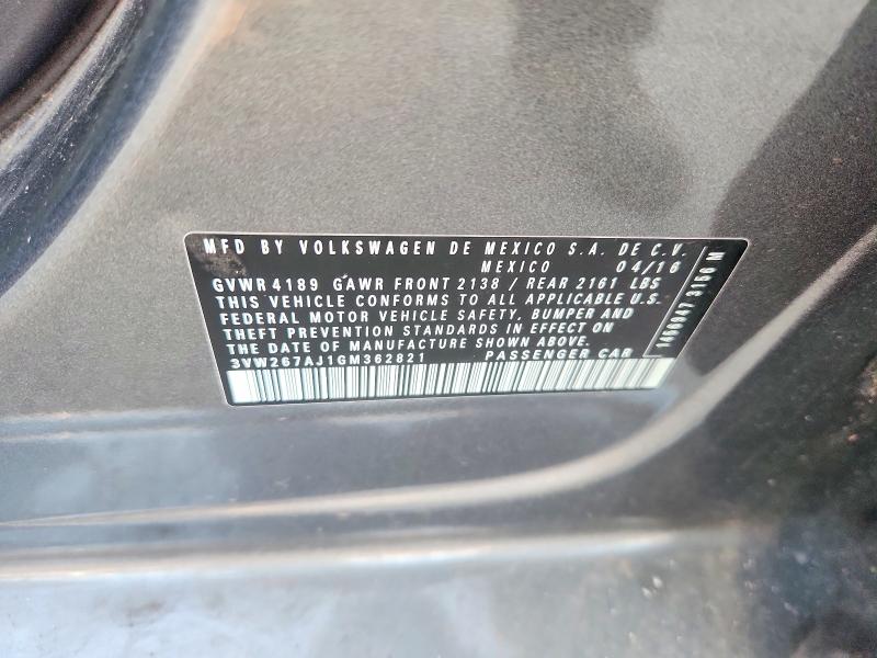 Продаж на аукціоні авто 2016 Volkswagen Jetta, vin: 3VW267AJ1GM362821, номер лоту: 63212706