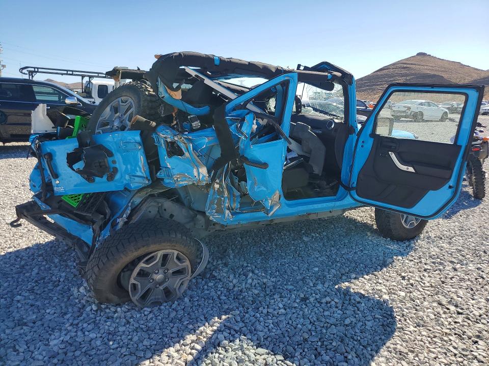 2017 Jeep Wrangler Unlimited მანქანა იყიდება აუქციონზე, vin: 1C4BJWFG7HL597218, აუქციონის ნომერი: 60077566