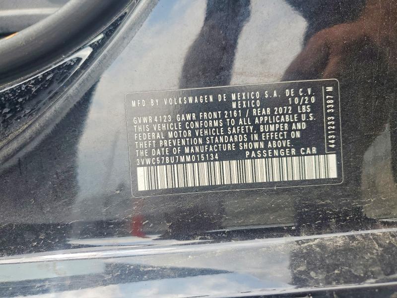 Продаж на аукціоні авто 2021 Volkswagen Jetta, vin: 3VWC57BU7MM015134, номер лоту: 52045626