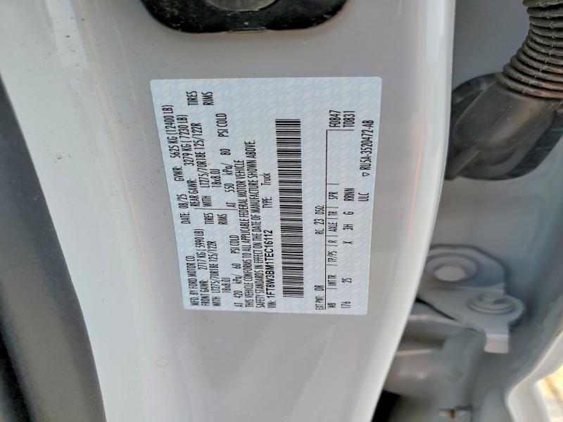 Aukcja sprzedaży 2026 Ford F350, vin: 1FT8W3BM1TEC16112, numer aukcji: 62573536