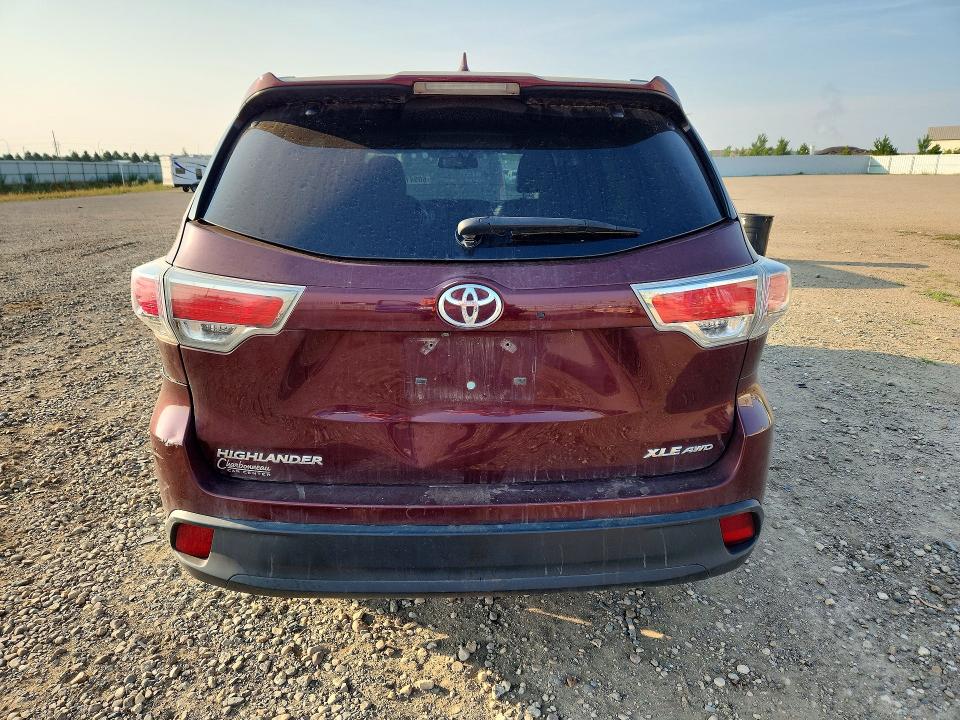 Aukcja sprzedaży 2015 Toyota Highlander, vin: 5TDJKRFH5FS110676, numer aukcji: 60941756