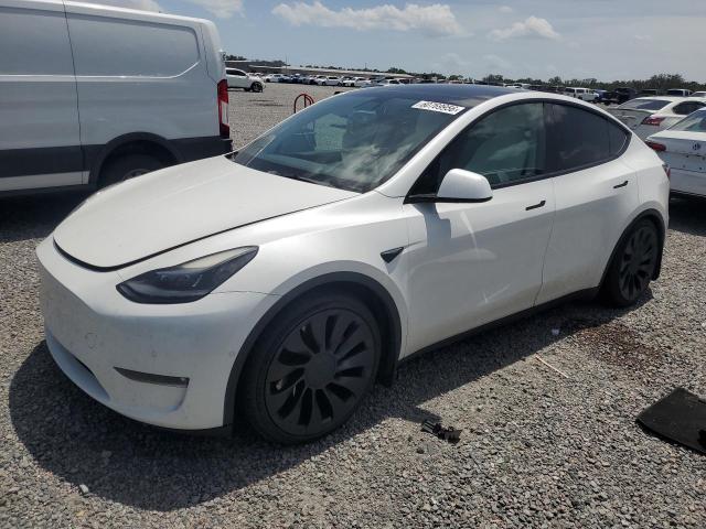 60769956 :رقم المزاد ، 7SAYGDEFXNF335796 vin ، 2022 Tesla Model Y مزاد بيع