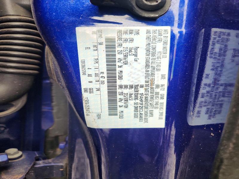 Aukcja sprzedaży 2012 Ford Focus, vin: 1FAHP3F25CL464693, numer aukcji: 62331966