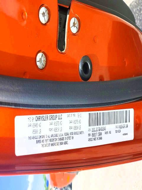 2011 Dodge Challenger მანქანა იყიდება აუქციონზე, vin: 2B3CJ5DT6BH565543, აუქციონის ნომერი: 61940006