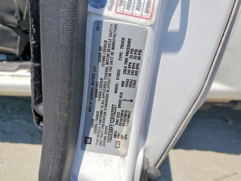 2012 Chevrolet Colorado მანქანა იყიდება აუქციონზე, vin: 1GCESBFE1C8152227, აუქციონის ნომერი: 61853106