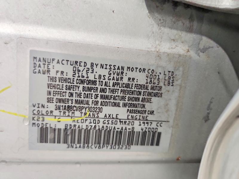 Aukcja sprzedaży 2023 Nissan Sentra Sv, vin: 3N1AB8CV8PY303230, numer aukcji: 61247246