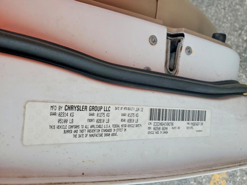 Продаж на аукціоні авто 2012 Dodge Charger, vin: 2C3CDXBG4CH302786, номер лоту: 63221886