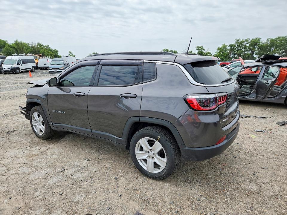 2022 Jeep Compass მანქანა იყიდება აუქციონზე, vin: 3C4NJDBB3NT132852, აუქციონის ნომერი: 61372626