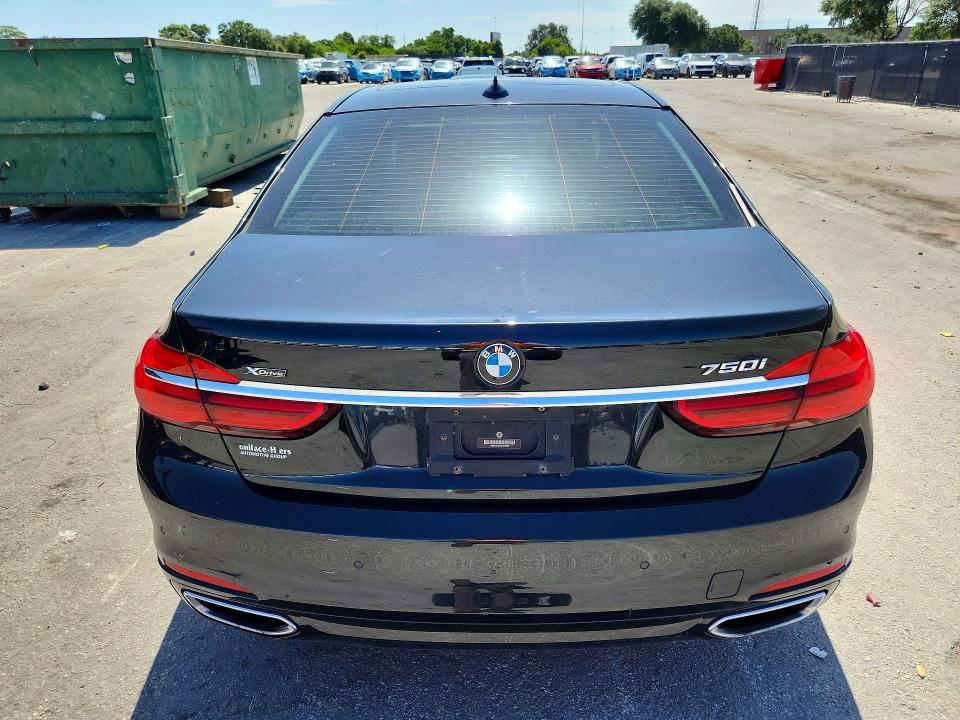 2016 Bmw 750 მანქანა იყიდება აუქციონზე, vin: WBA7F2C57GG419252, აუქციონის ნომერი: 60751596
