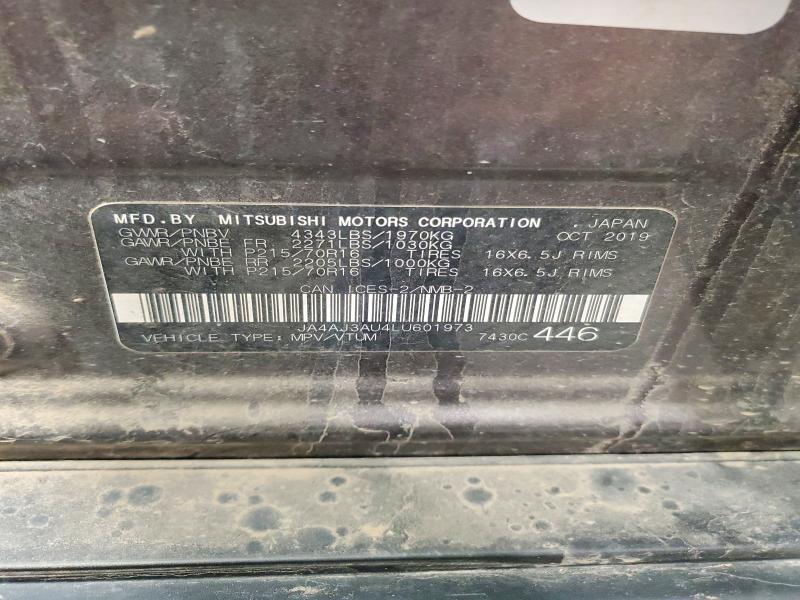 Продажа на аукционе авто 2020 Mitsubishi Rvr, vin: JA4AJ3AU4LU601973, номер лота: 55477806