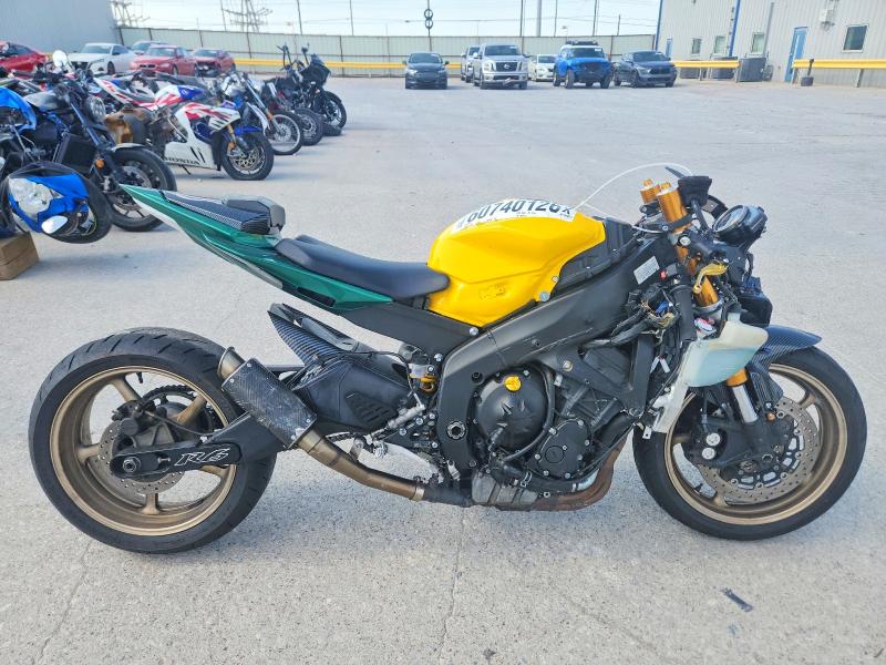 2016 Yamaha Yzfr6 მანქანა იყიდება აუქციონზე, vin: JYARJ16E2GA034776, აუქციონის ნომერი: 60740126