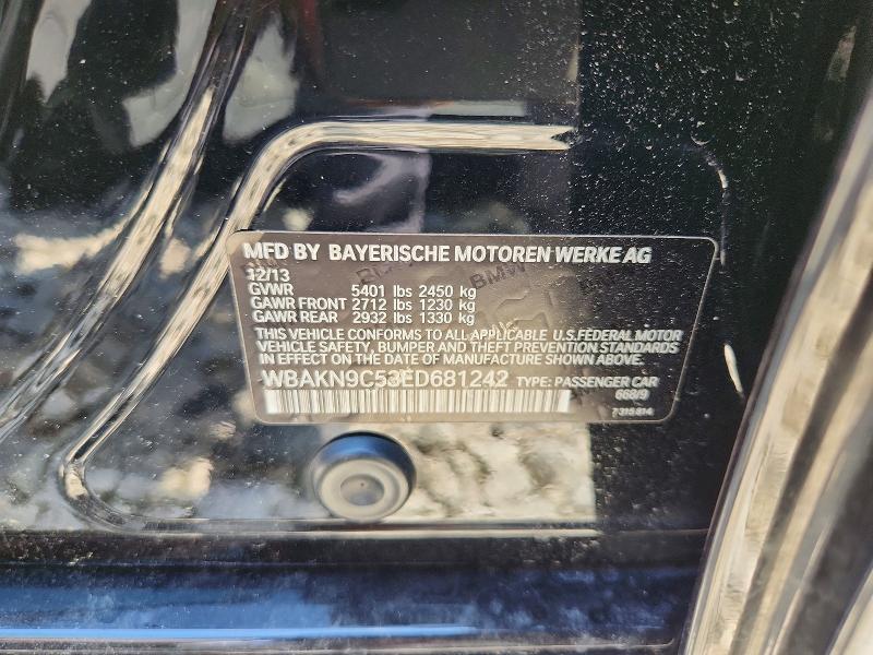 Продажа на аукционе авто 2014 Bmw 550, vin: WBAKN9C53ED681242, номер лота: 59717336