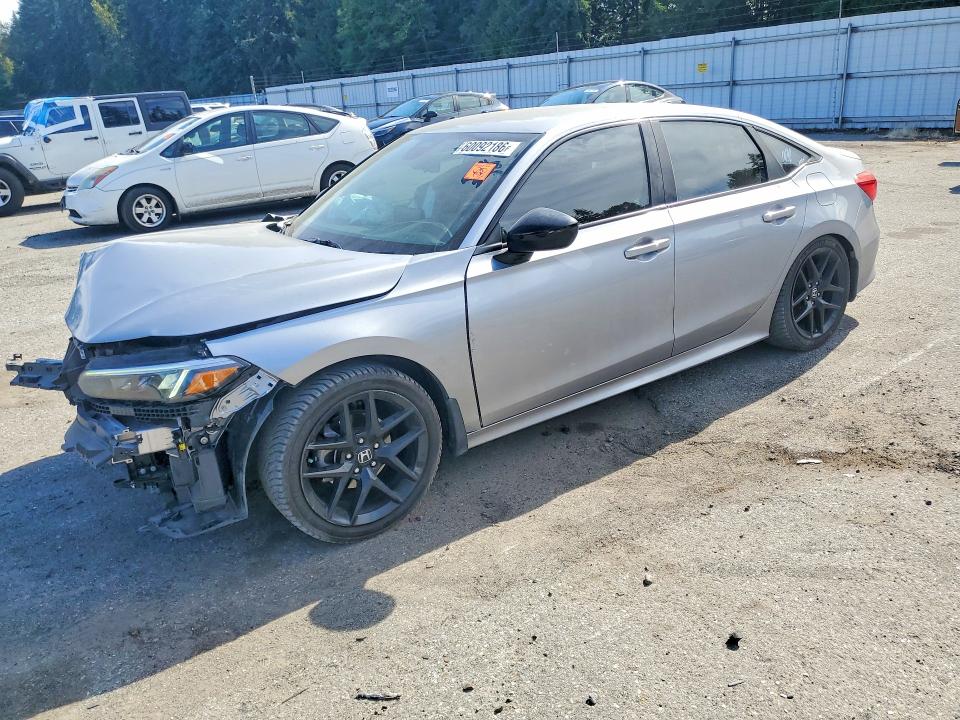 60092186 :رقم المزاد ، 2HGFE2F52NH603465 vin ، 2022 Honda Civic مزاد بيع