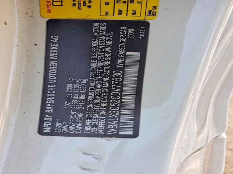 Aukcja sprzedaży 2012 Bmw 650, vin: WBALX3C52CDV77530, numer aukcji: 59058216