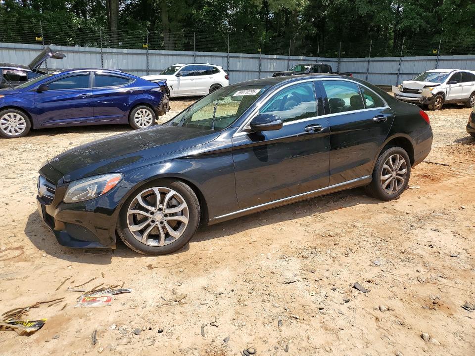 59979296 :رقم المزاد ، 55SWF4KB1HU205305 vin ، 2017 Mercedes-benz C مزاد بيع