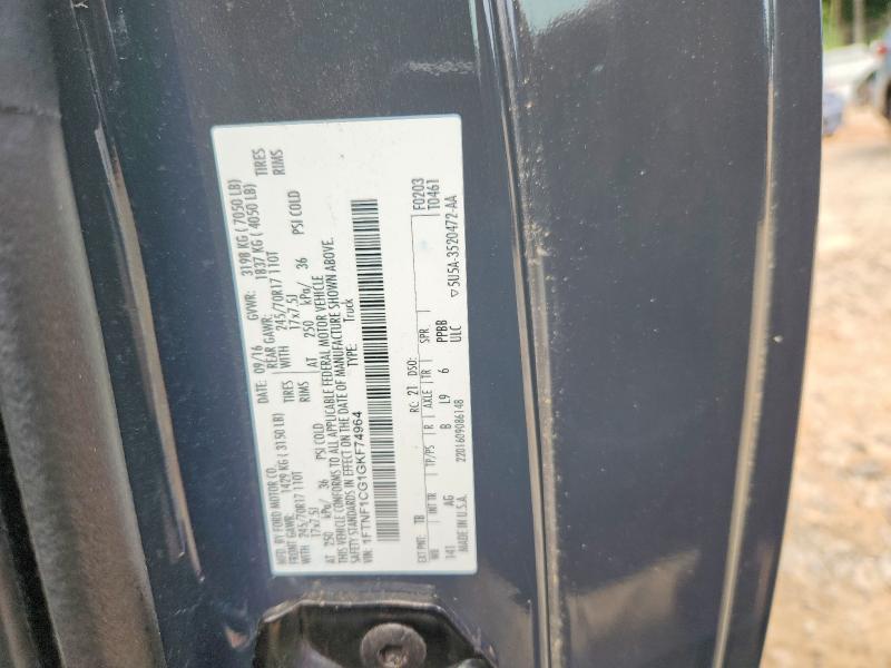 Продажа на аукционе авто 2016 Ford F150, vin: 1FTNF1CG1GKF74964, номер лота: 62804156