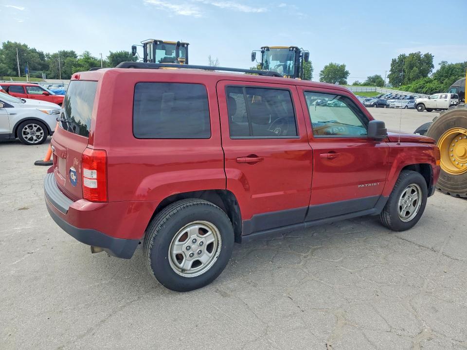 2015 Jeep Patriot მანქანა იყიდება აუქციონზე, vin: 1C4NJPBA8FD409611, აუქციონის ნომერი: 62466796