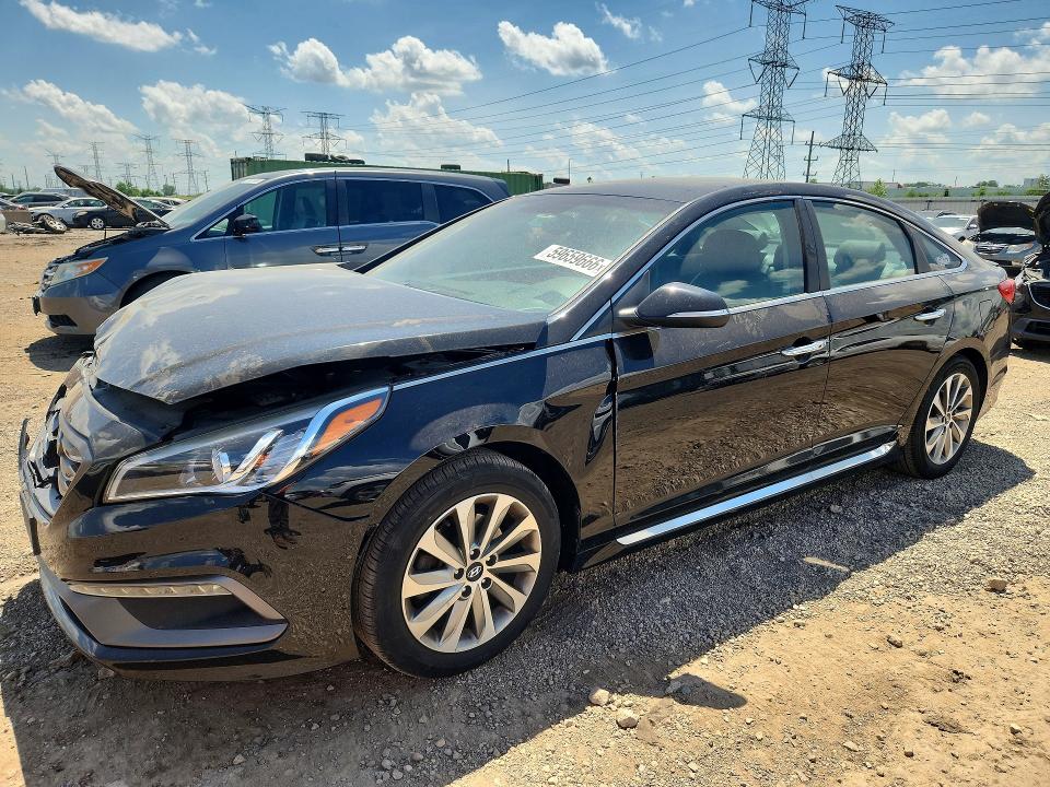 Продажа на аукционе авто 2016 Hyundai Sonata, vin: 5NPE34AF6GH430281, номер лота: 59659666