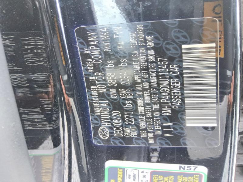Aukcja sprzedaży 2021 Hyundai Elantra, vin: KMHLP4AG0MU113467, numer aukcji: 60853936