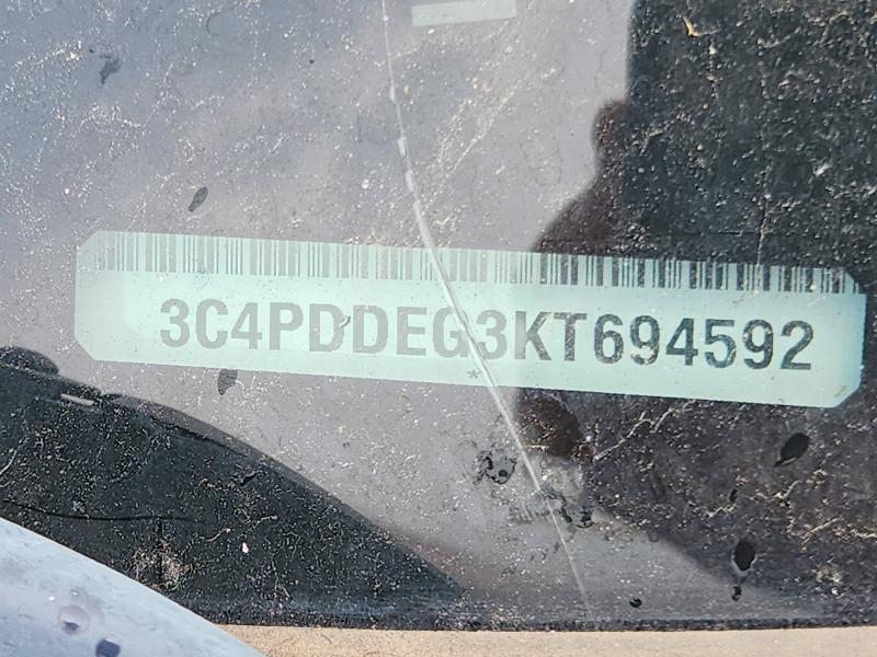 Aukcja sprzedaży 2019 Dodge Journey, vin: 3C4PDDEG3KT694592, numer aukcji: 60837396