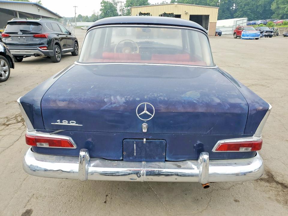 60526156 :رقم المزاد ، 1001010115239 vin ، 1965 Mercedes-benz 190 E مزاد بيع