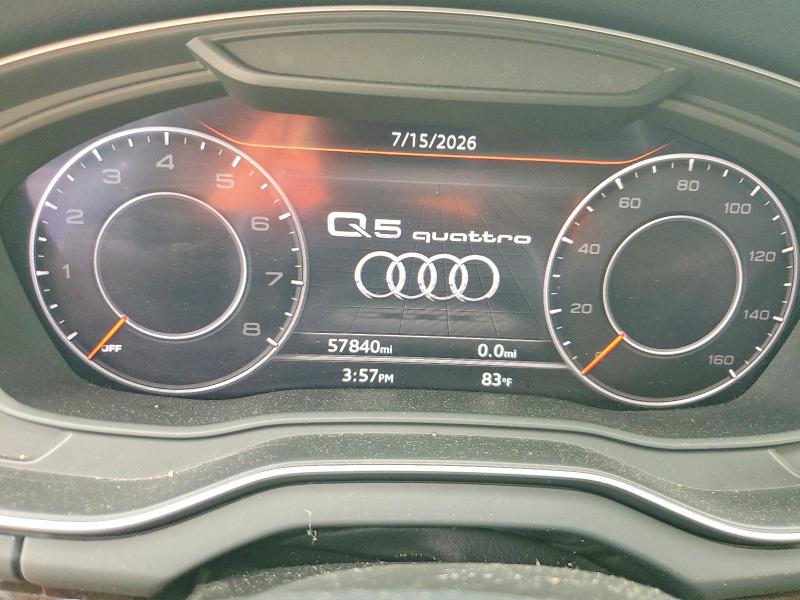 2018 Audi Q5 მანქანა იყიდება აუქციონზე, vin: WA1BNAFY1J2238016, აუქციონის ნომერი: 61230486