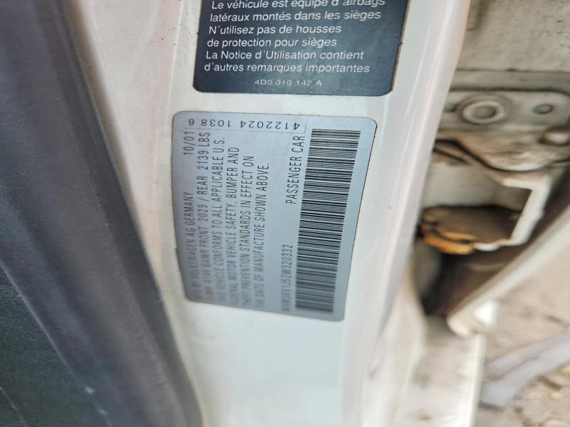 Продаж на аукціоні авто 2002 Volkswagen Jetta, vin: WVWSK61J52W320332, номер лоту: 59779516