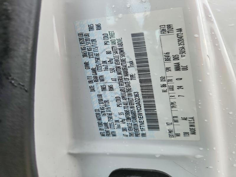 Aukcja sprzedaży 2012 Ford Econoline, vin: 1FTNE1EW1CDA02363, numer aukcji: 61492926