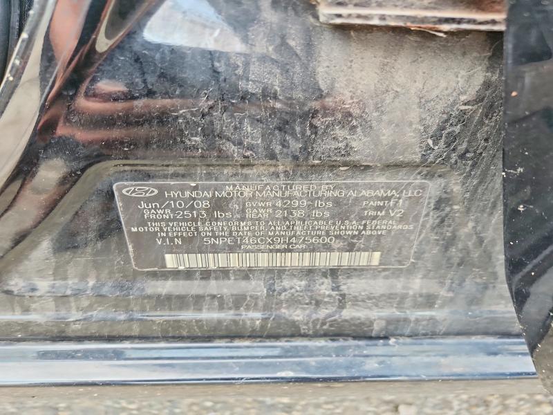 Продажа на аукционе авто 2009 Hyundai Sonata, vin: 5NPET46CX9H475600, номер лота: 59339276