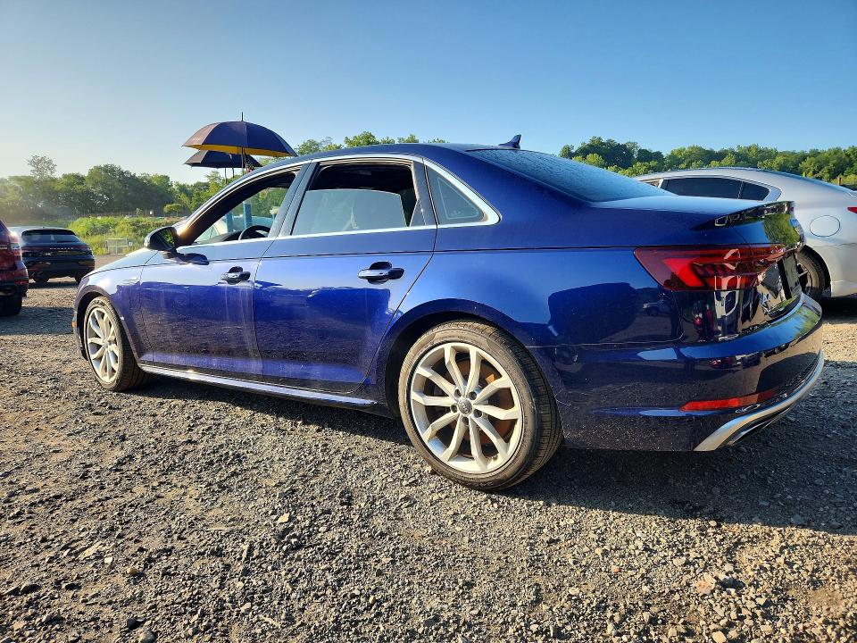 2019 Audi A4 მანქანა იყიდება აუქციონზე, vin: WAUENAF44KN006135, აუქციონის ნომერი: 62084236