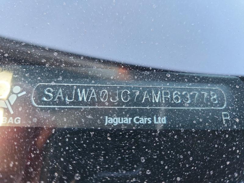 60443276 :رقم المزاد ، SAJWA0JC7AMR63778 vin ، 2010 Jaguar Xf مزاد بيع