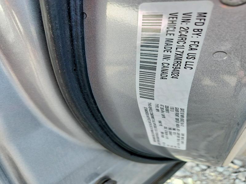 Auction sale of the 2021 Chrysler Pacifica, vin: 2C4RC1L7XMR594024, lot number: 59579896