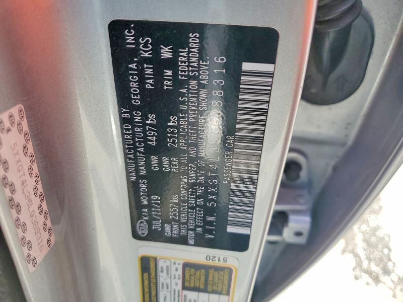 62401426 :رقم المزاد ، 5XXGT4L35LG388316 vin ، 2020 Kia Optima مزاد بيع