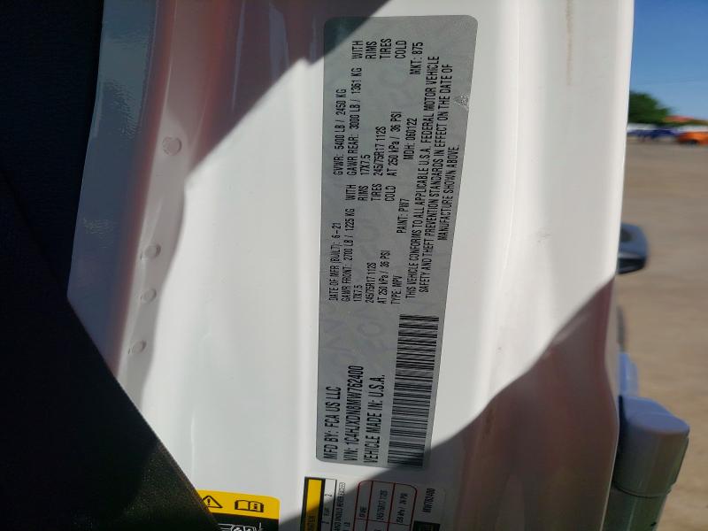 2021 Jeep Wrangler Unlimited მანქანა იყიდება აუქციონზე, vin: 1C4HJXDN8MW762400, აუქციონის ნომერი: 61533206