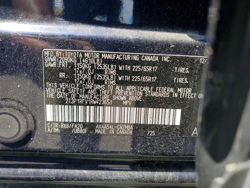 2024 Toyota Rav4 მანქანა იყიდება აუქციონზე, vin: 2T3P1RFV1RW423651, აუქციონის ნომერი: 62274646