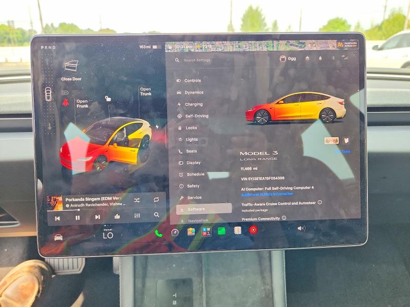 61905706 :رقم المزاد ، 5YJ3E1EA1SF054398 vin ، 2025 Tesla Model 3 مزاد بيع