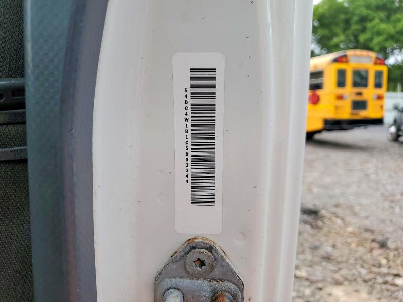 58951716 :رقم المزاد ، 54DC4W1B1CS803344 vin ، 2012 Isuzu Npr Hd مزاد بيع