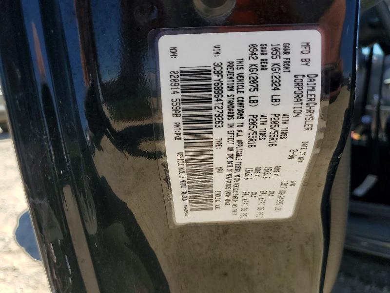 Aukcja sprzedaży 2004 Chrysler Pt Cruiser, vin: 3C8FY68B64T279263, numer aukcji: 60783796