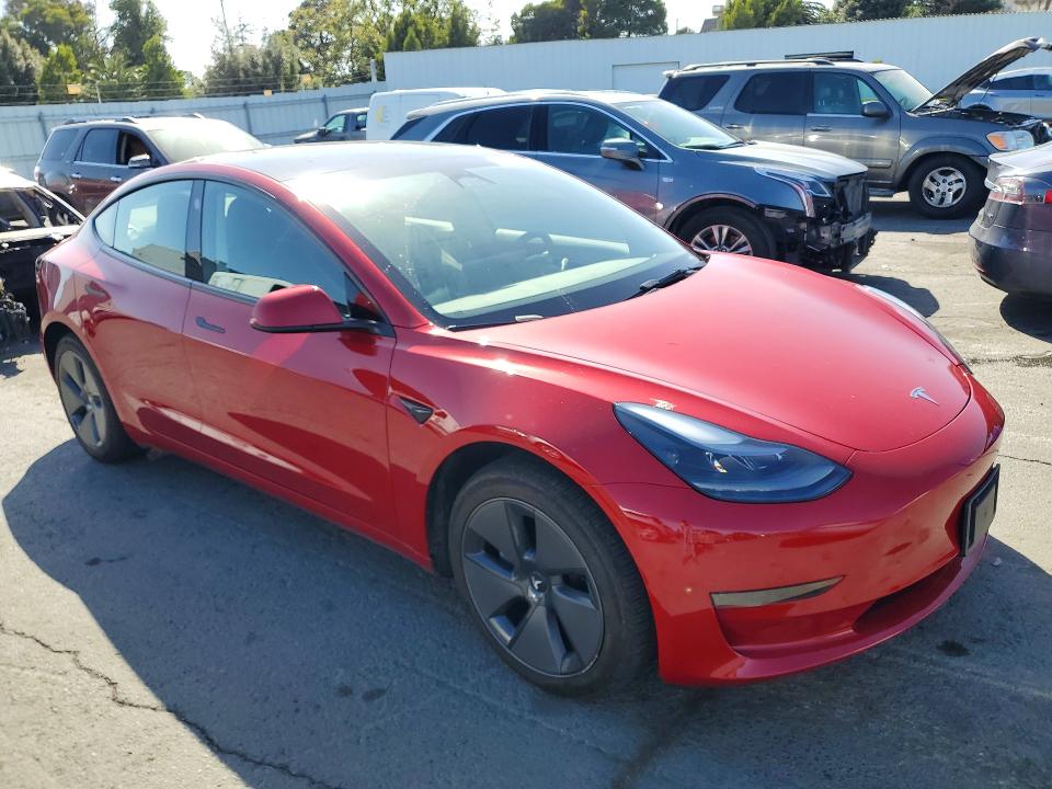 Auction sale of the 2023 Tesla Model 3, vin: 5YJ3E1EA3PF711130, lot number: 59704656