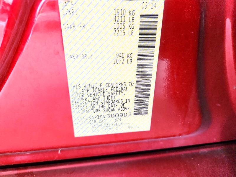 Aukcja sprzedaży 2015 Nissan Altima, vin: 1N4AL3AP1FN300902, numer aukcji: 60012956
