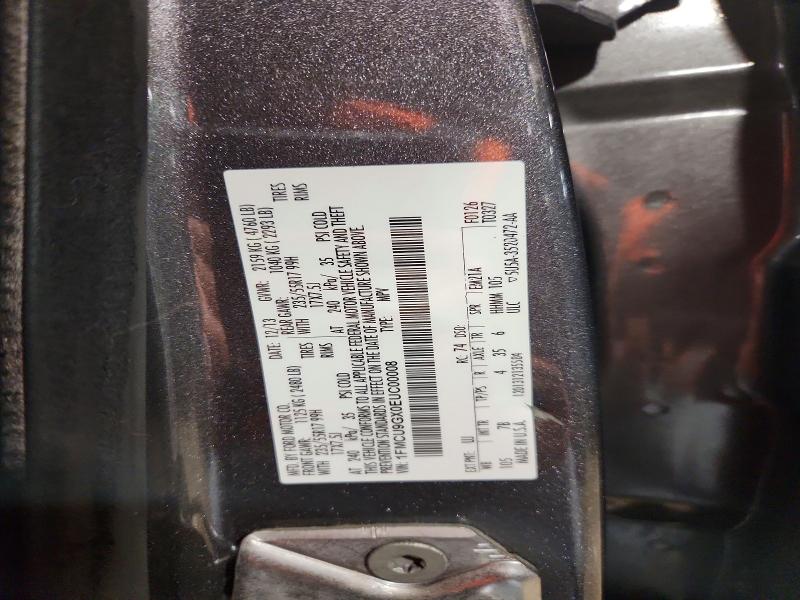 2014 Ford Escape მანქანა იყიდება აუქციონზე, vin: 1FMCU9GX0EUC00008, აუქციონის ნომერი: 61716996