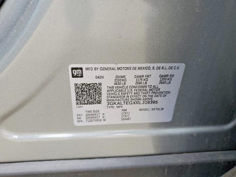 Aukcja sprzedaży 2024 Gmc Terrain, vin: 3GKALTEGXRL319395, numer aukcji: 60111656