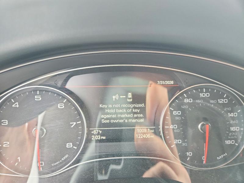2013 Audi A6 მანქანა იყიდება აუქციონზე, vin: WAUJGAFCXDN056492, აუქციონის ნომერი: 61535126