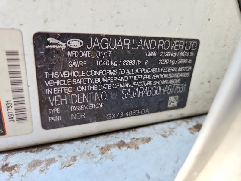 Продаж на аукціоні авто 2017 Jaguar Xe, vin: SAJAR4BG0HA977531, номер лоту: 61584226